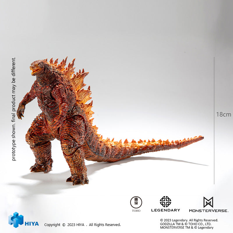 Godzilla King Ghidorah Sh Monsterarts Fire Godzilla 2019 Hiya Toys