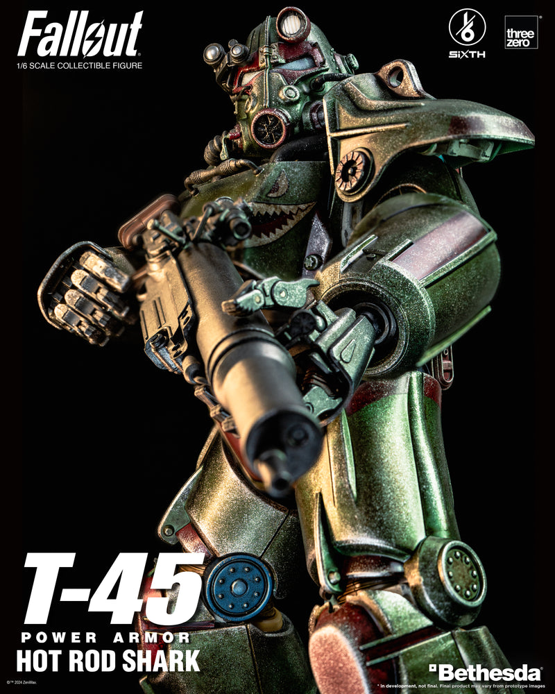 Load image into Gallery viewer, Threezero - Fallout - T-45 Hot Rod Shark Power Armor
