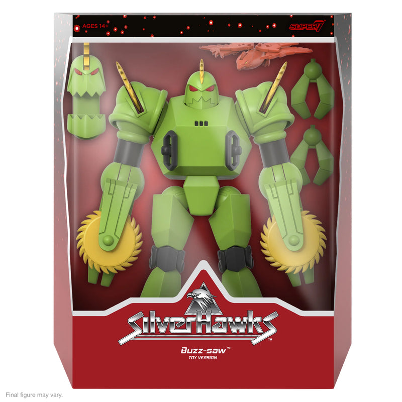 Load image into Gallery viewer, Super 7 - Silverhawks Ultimates - Buzz-Saw (Toy Version)
