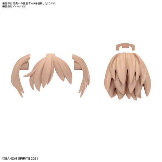 30 Minutes Sisters - Option Hairstyle Parts Vol. 10: Short Hair 2 (Brown 3)