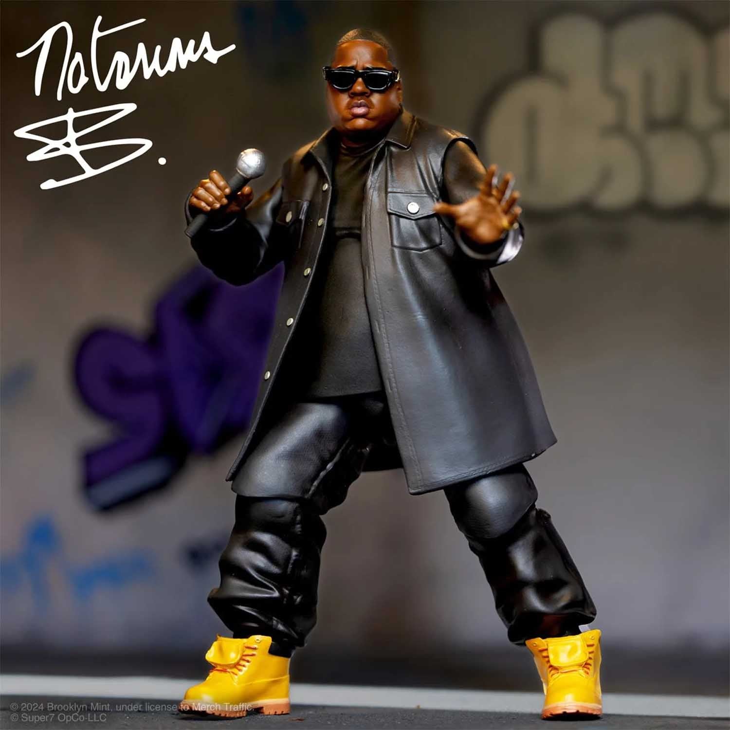 Super 7 - Deluxe The Notorious B.I.G. 7-Inch Action Figure – Ages