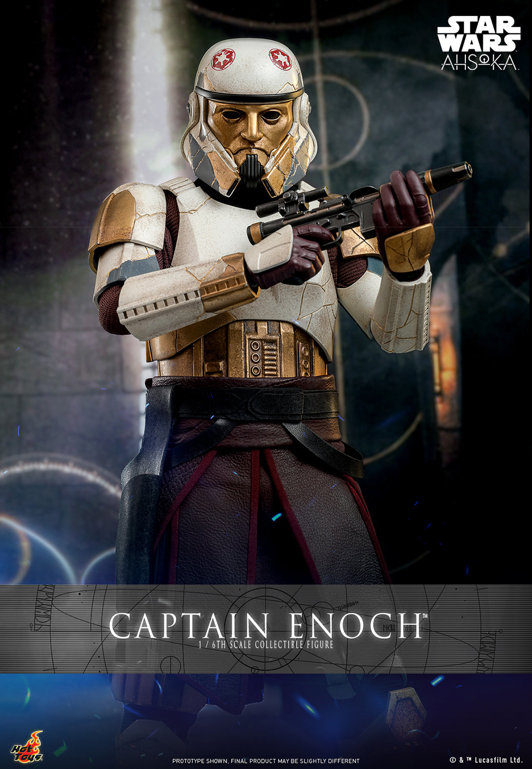 Hot Toys - Star Wars Ahsoka - Captain Enoch – Ages Three and Up
