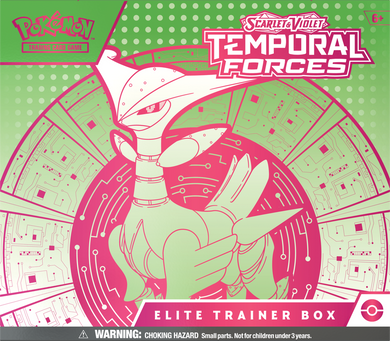Pokemon TCG - Scarlet & Violet: Temporal Forces - Elite Trainer Box (Iron Thorns)