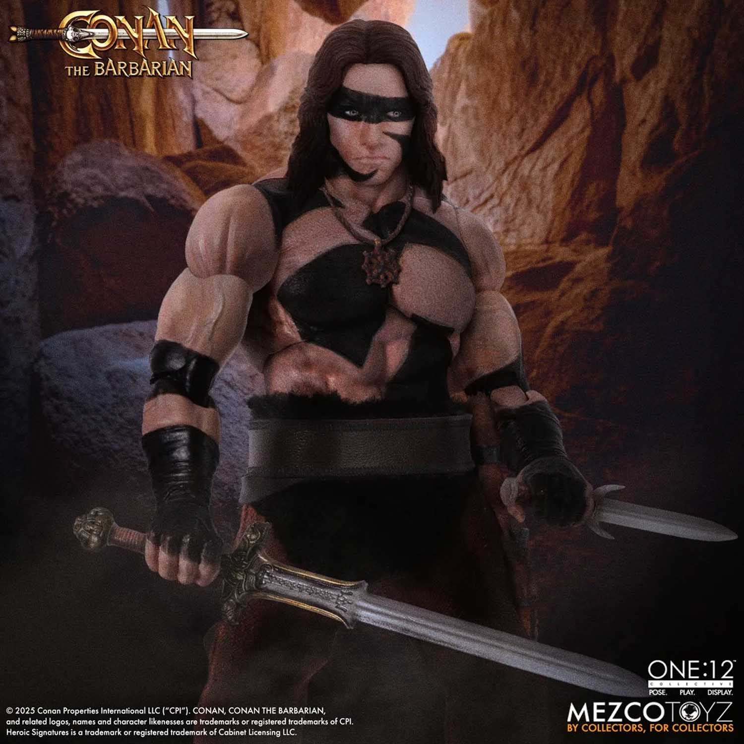 メズコ 直販限定 ワン12 CONAN T.C.（ mezco one 12） Mezco Toyz - One:12 Conan the Barbarian – Ages Three and Up