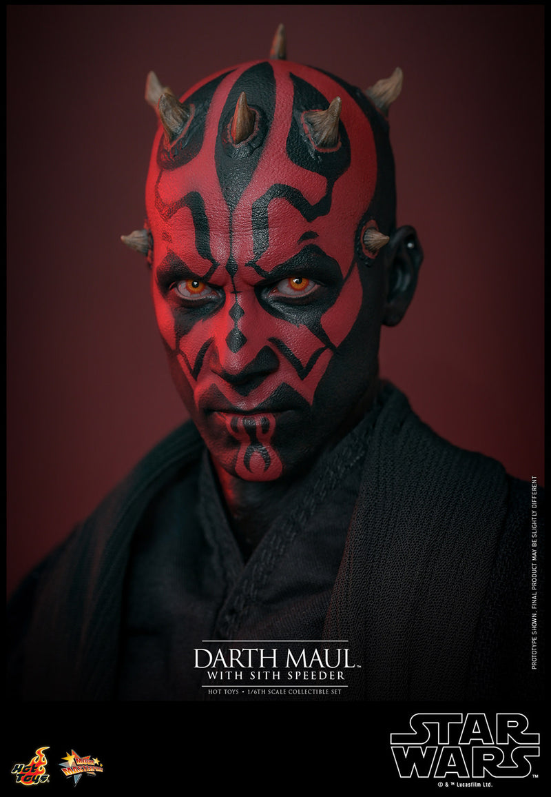 Load image into Gallery viewer, Hot Toys - Star Wars The Phantom Menace - Darth Maul with Sith Speeder
