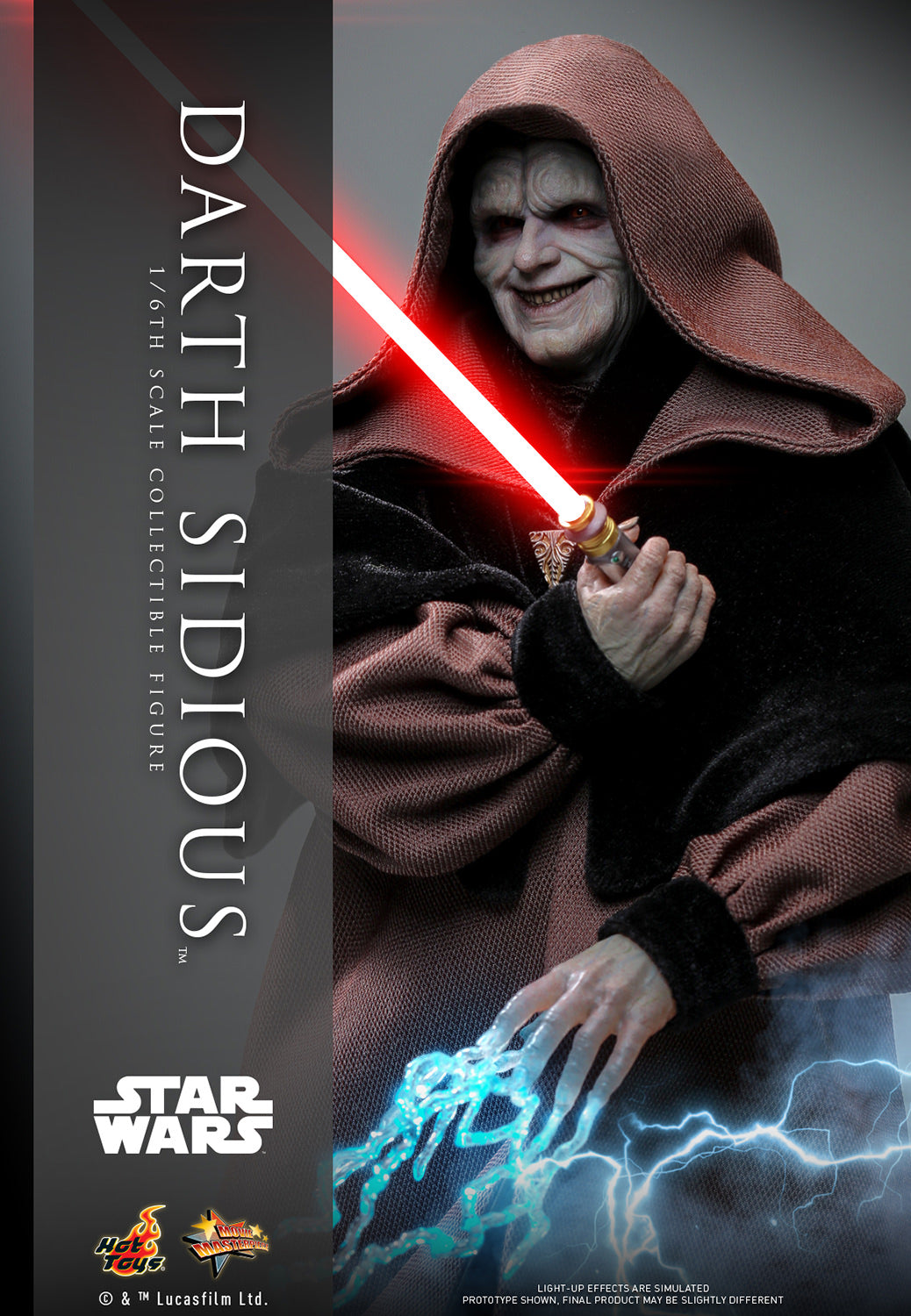 レア デッドストック新品DARTH SIDIOUS ジェダィ STAR WARS Hot Toys