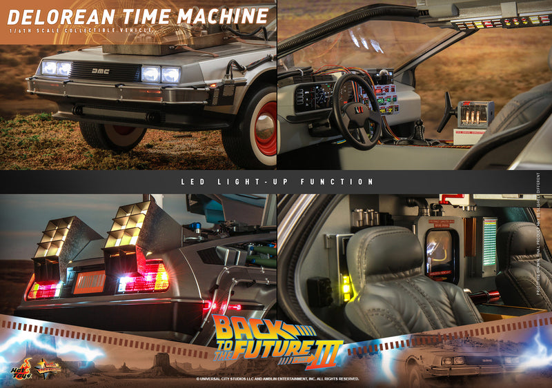 Load image into Gallery viewer, Hot Toys - Back to the Future III: DeLorean Time Machine 1/6 Scale

