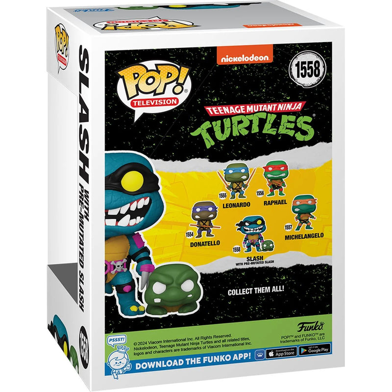 Load image into Gallery viewer, POP! Television - Teenage Mutant Ninja Turtles - Slash and Pre-Mutated Slash

