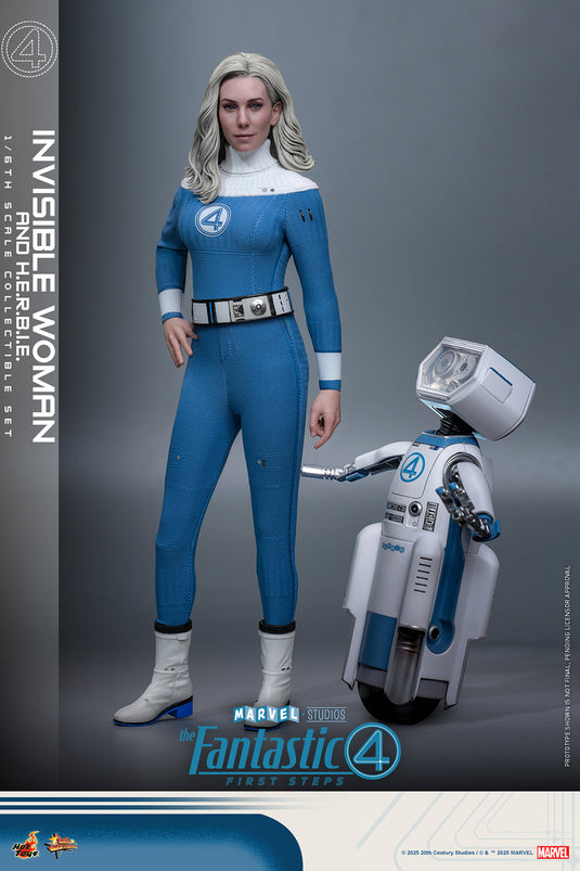 Hot Toys - The Fantastic Four: First Steps - Invisible Woman and H.E.R.B.I.E.