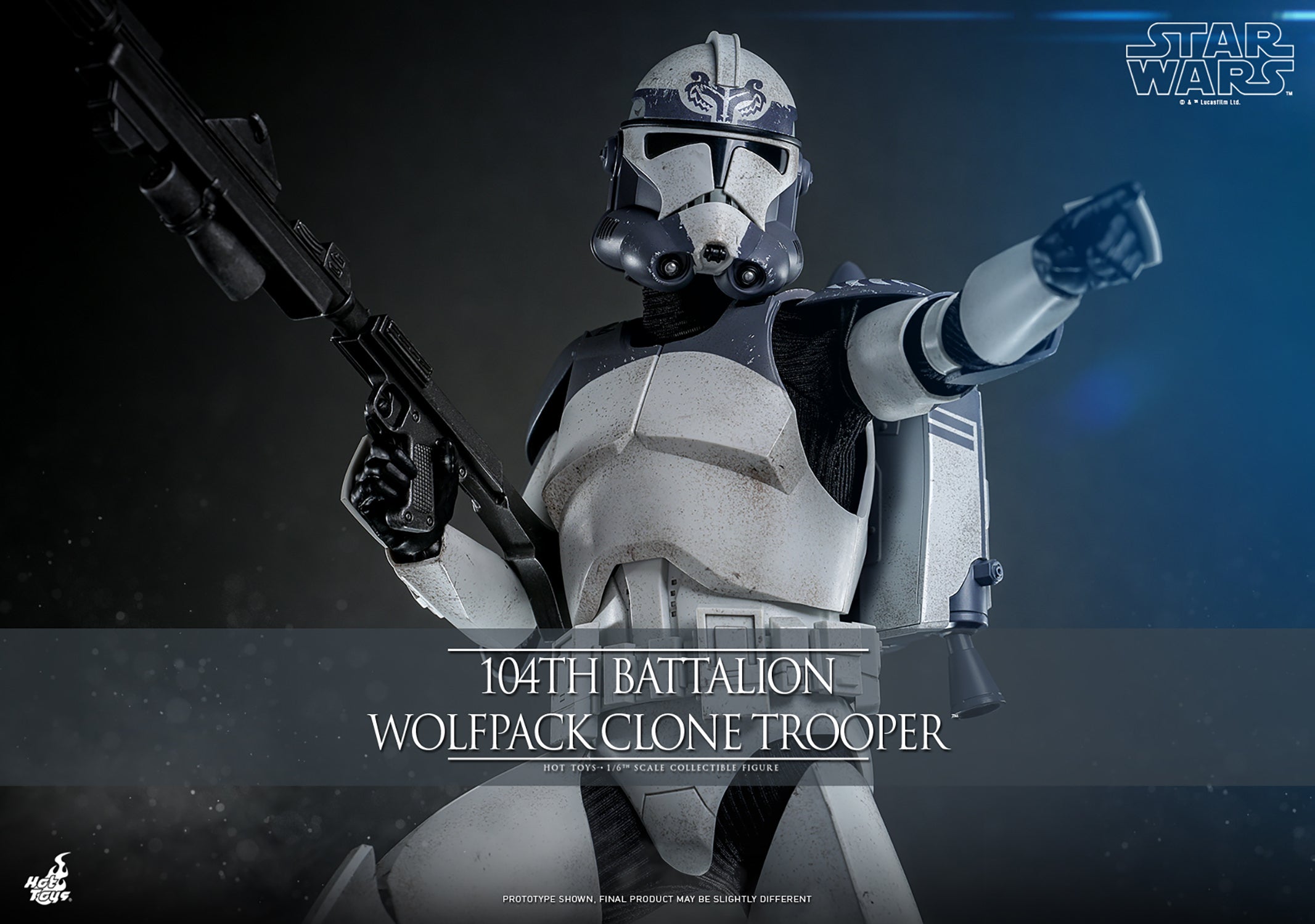 3台セット【KURONEKO PUSH DUMBLOID SP】 clone Hot Toys - Star Wars: The Clone Wars - 104th Battalion Wolfpack