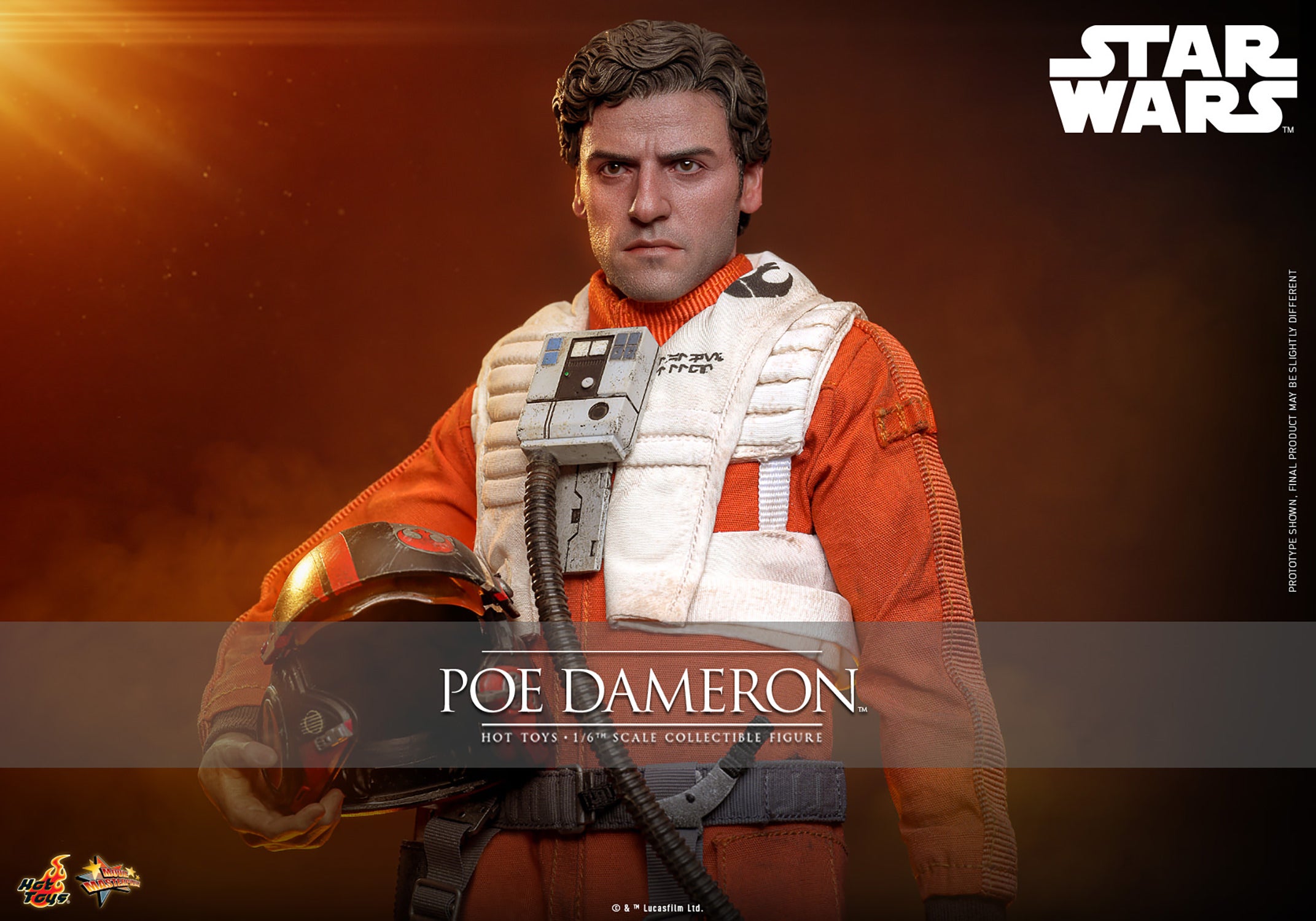 Hot Toys - Star Wars: The Force Awakens - Poe Dameron – Ages Three