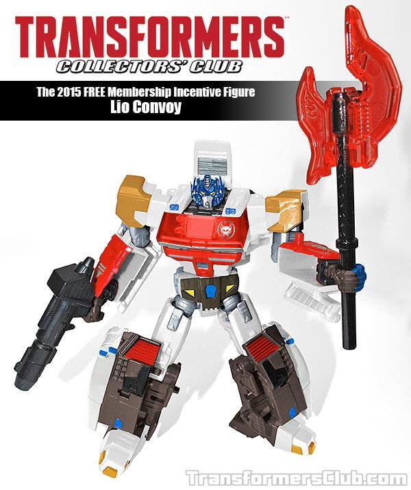 トランスフォーマー TFCC 2015 LIO CONVOY ライオコンボイ TFCC Subscription Figure - Lio Convoy – Ages Three and Up