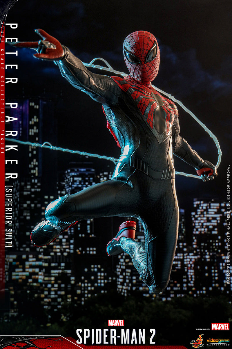 Load image into Gallery viewer, Hot Toys - Marvel&#39;s Spider-Man 2 - Peter Parker (Superior Suit)
