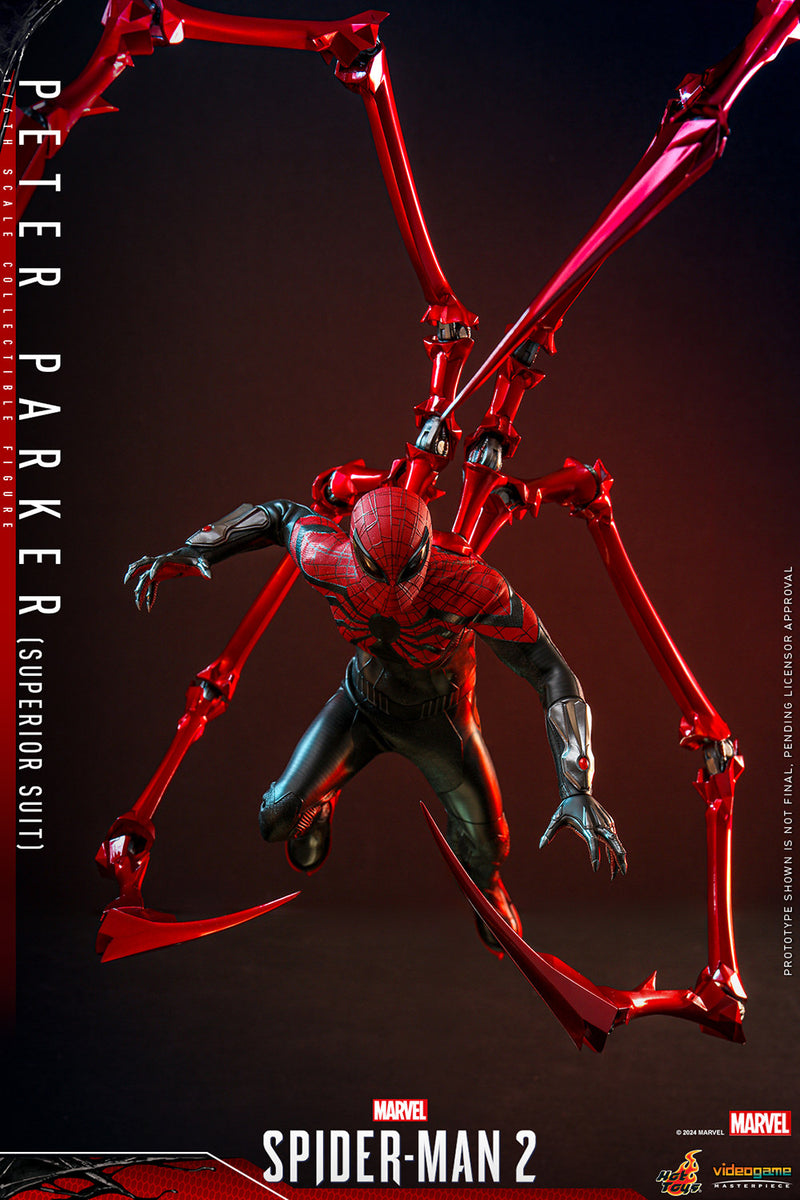 Load image into Gallery viewer, Hot Toys - Marvel&#39;s Spider-Man 2 - Peter Parker (Superior Suit)
