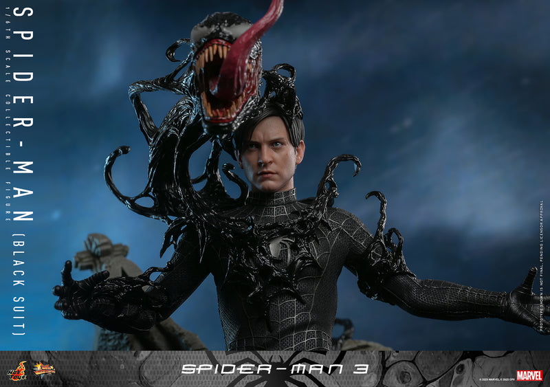 Load image into Gallery viewer, Hot Toys - Spider-Man 3: Spider-Man (Black Suit)
