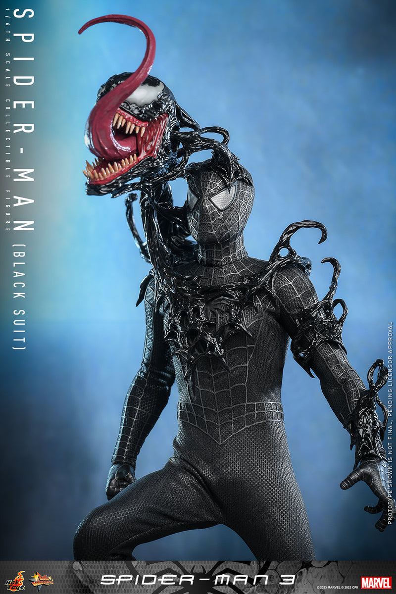 Load image into Gallery viewer, Hot Toys - Spider-Man 3: Spider-Man (Black Suit)
