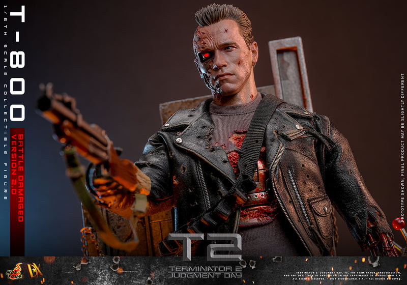 Load image into Gallery viewer, Hot Toys - Terminator 2 Judgement Day - T-800 (Battle Damaged Version 2.0)