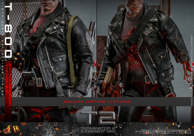 Load image into Gallery viewer, Hot Toys - Terminator 2 Judgement Day - T-800 (Battle Damaged Version 2.0)