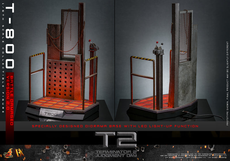 Load image into Gallery viewer, Hot Toys - Terminator 2 Judgement Day - T-800 (Battle Damaged Version 2.0)