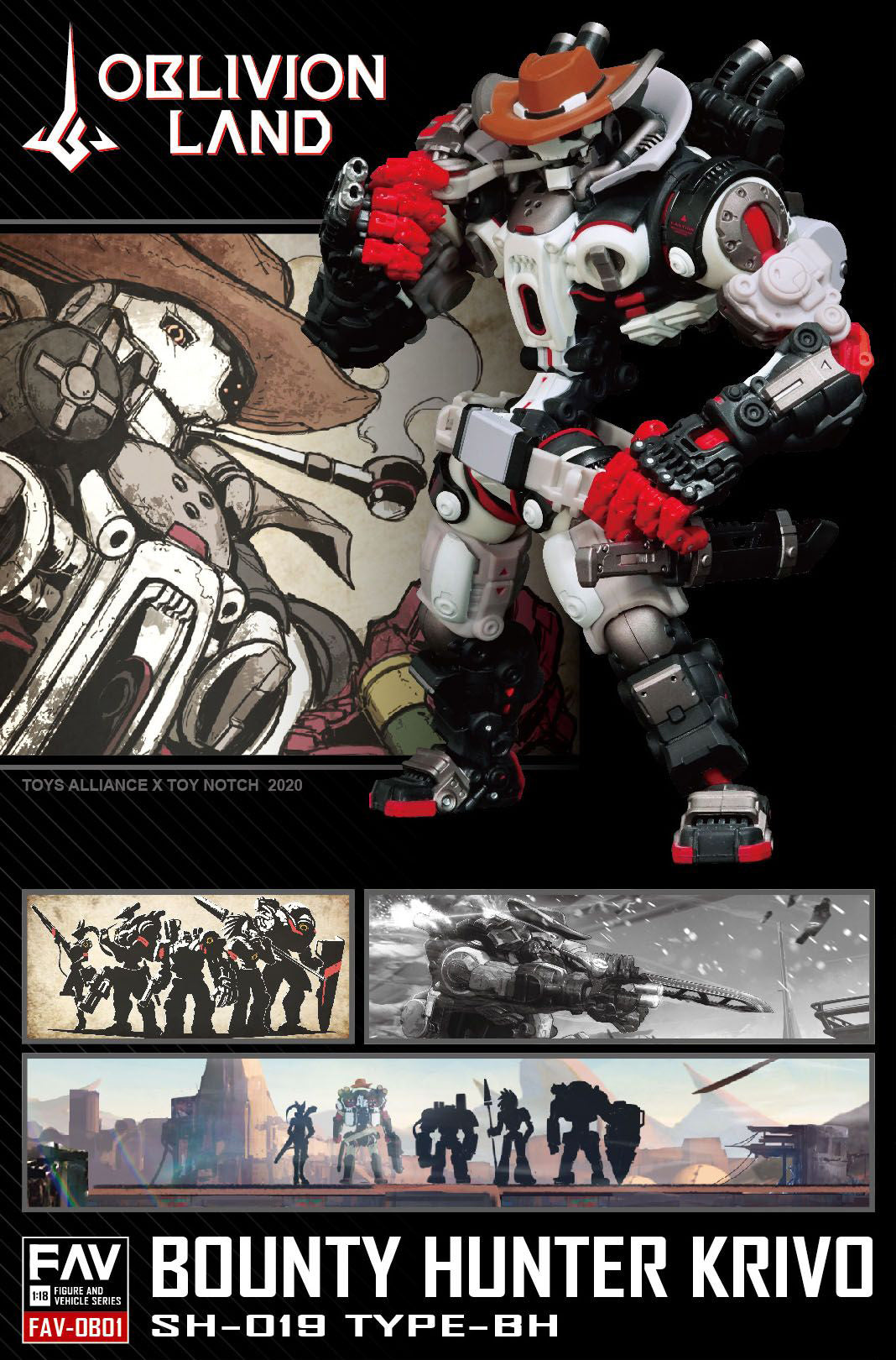 Oblivion Land - FAV-OB01 - Bounty Hunter Krivo – Ages Three and Up