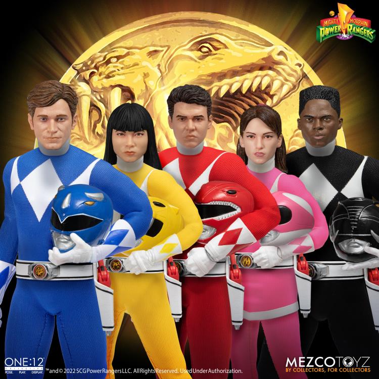 Load image into Gallery viewer, Mezco Toyz - One:12 Mighty Morphin' Power Rangers Deluxe Box Set