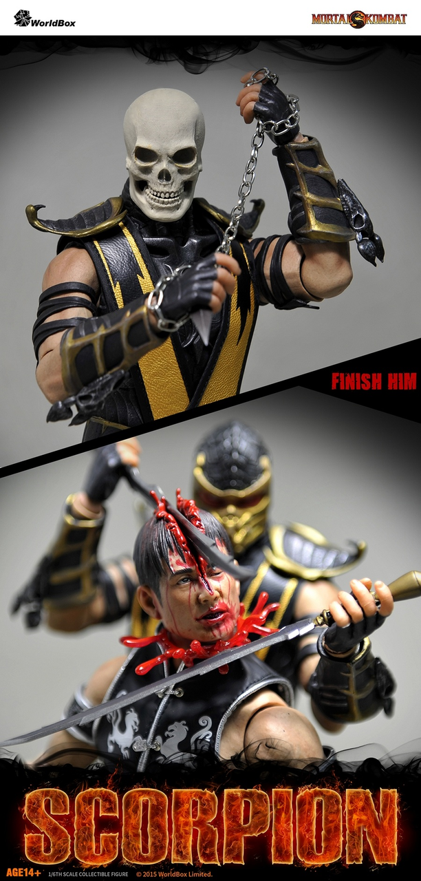 Load image into Gallery viewer, World Box - Mortal Kombat Scorpion