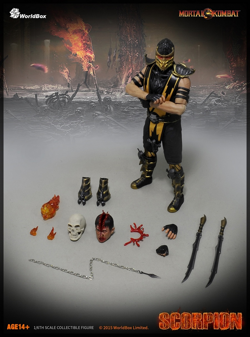 Load image into Gallery viewer, World Box - Mortal Kombat Scorpion
