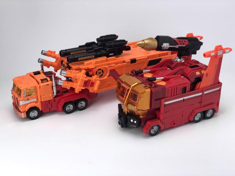 Load image into Gallery viewer, Fans Hobby - MasterBuilder - MB06D Power Baser + MB-11D God Armour (Orange Set)