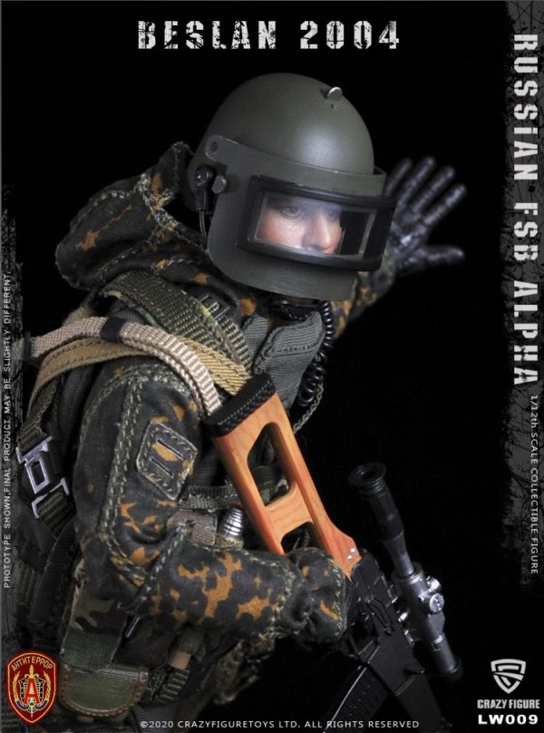 Load image into Gallery viewer, Crazy Figure - 1/12 Russian Alpha Special Forces: Russian Sniper