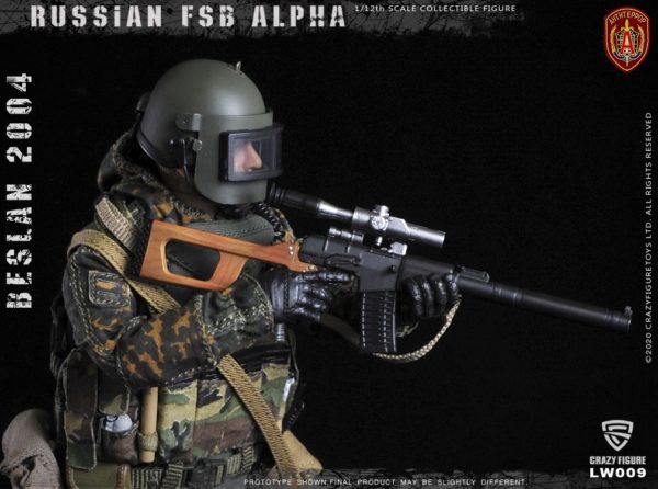 Load image into Gallery viewer, Crazy Figure - 1/12 Russian Alpha Special Forces: Russian Sniper