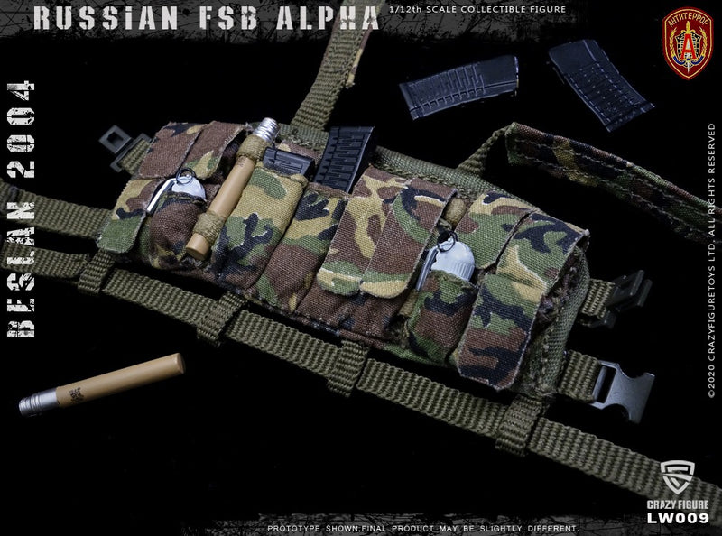 Load image into Gallery viewer, Crazy Figure - 1/12 Russian Alpha Special Forces: Russian Sniper