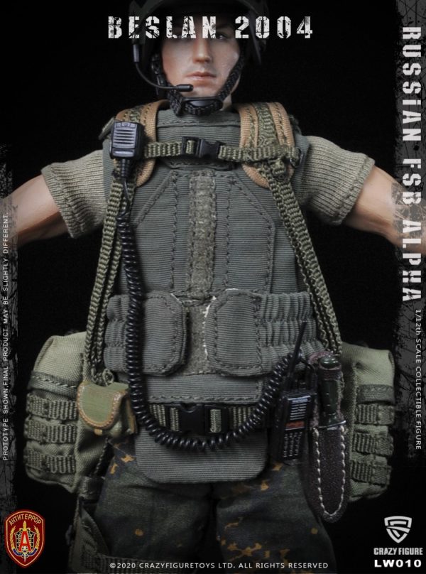 Load image into Gallery viewer, Crazy Figure - 1/12 Russian Alpha Special Forces: Russian Machine Gunner