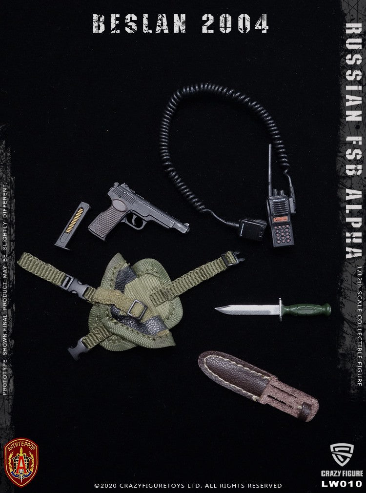 Load image into Gallery viewer, Crazy Figure - 1/12 Russian Alpha Special Forces: Russian Machine Gunner