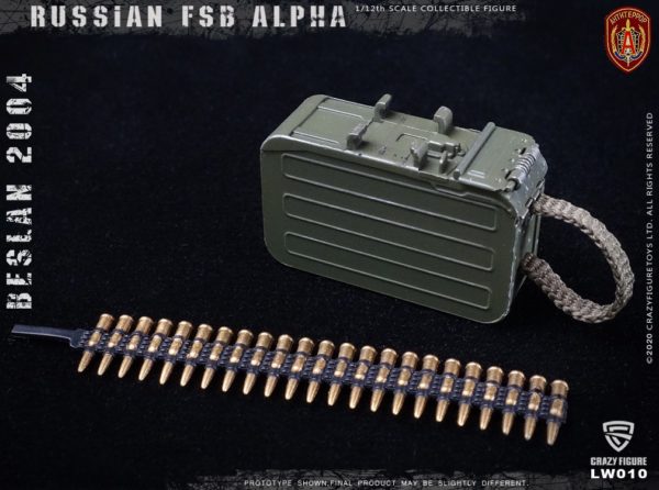 Load image into Gallery viewer, Crazy Figure - 1/12 Russian Alpha Special Forces: Russian Machine Gunner