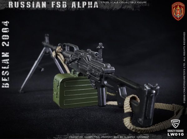 Load image into Gallery viewer, Crazy Figure - 1/12 Russian Alpha Special Forces: Russian Machine Gunner