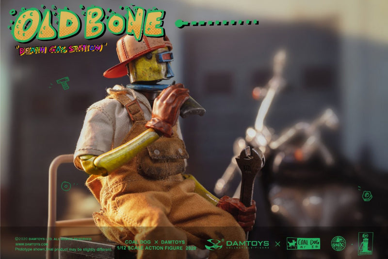 Load image into Gallery viewer, DAM Toys x Coal Dog 1/12 Death Gas Station Series - Old Bone
