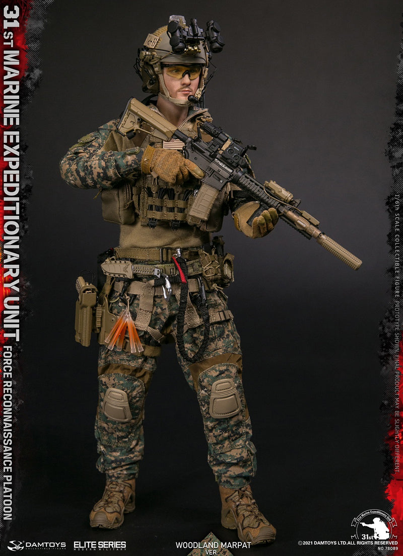 Load image into Gallery viewer, DAM Toys -31st Marine Expeditionary Unit Force Reconnaissance Platoon (Woodland Marpat Ver)