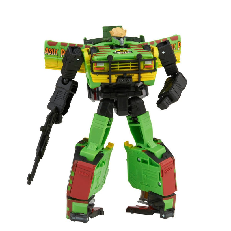 Load image into Gallery viewer, Transformers X Jurassic Park Mash-Up - Tyrannocon Rex and Autobot JP93 Set