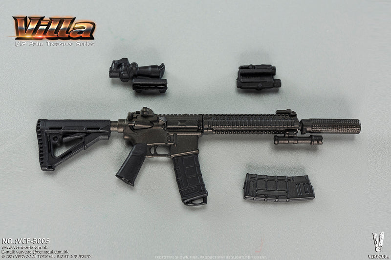 Load image into Gallery viewer, Very Cool - 1/12 Palm Treasure Series - Black MC Camouflage Women Soldier - Villa