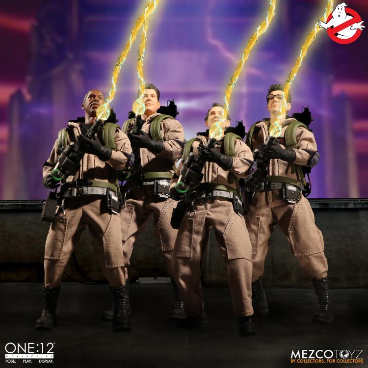 Load image into Gallery viewer, Mezco Toyz - One:12 Ghostbusters Deluxe Box Set of 4