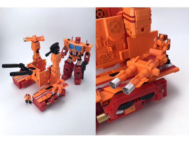 Load image into Gallery viewer, Fans Hobby - MasterBuilder - MB06D Power Baser + MB-11D God Armour (Orange Set)