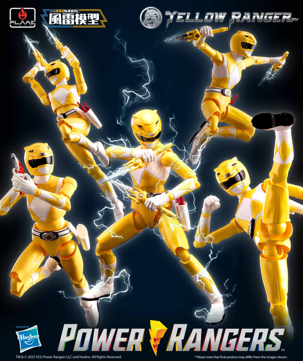 Load image into Gallery viewer, Flame Toys - Furai Model - Mighty Morhpin Power Rangers: Yellow Ranger