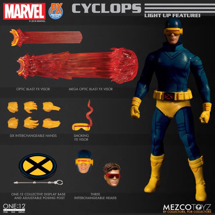 Mezco Toyz - One:12 X-Men Cyclops (PX Previews Exclusive) – Ages Three and  Up