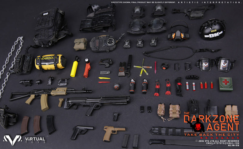 Load image into Gallery viewer, VTS Toys - The Darkzone Agent Renegade