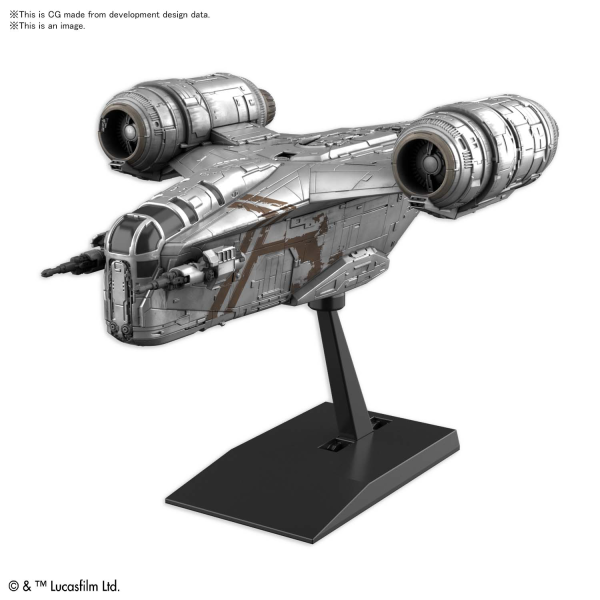 Load image into Gallery viewer, Bandai - Star Wars Vehicle Model: Razor Crest [Silver Coating Version] Model Kit
