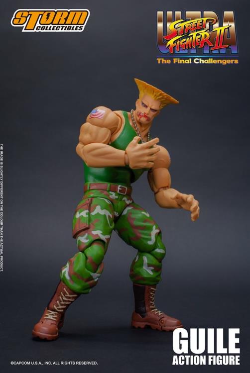 Load image into Gallery viewer, Storm Collectibles - Ultra Street Fighter II: The Final Challengers Guile 1/12 Scale
