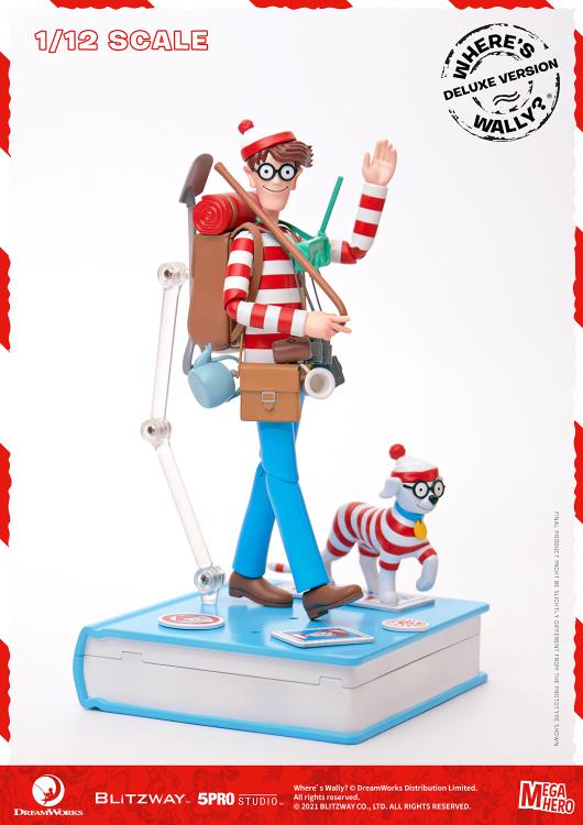 Load image into Gallery viewer, Blitzway - MEGAHERO Where's Waldo: Waldo Deluxe 1/12 Scale Figure