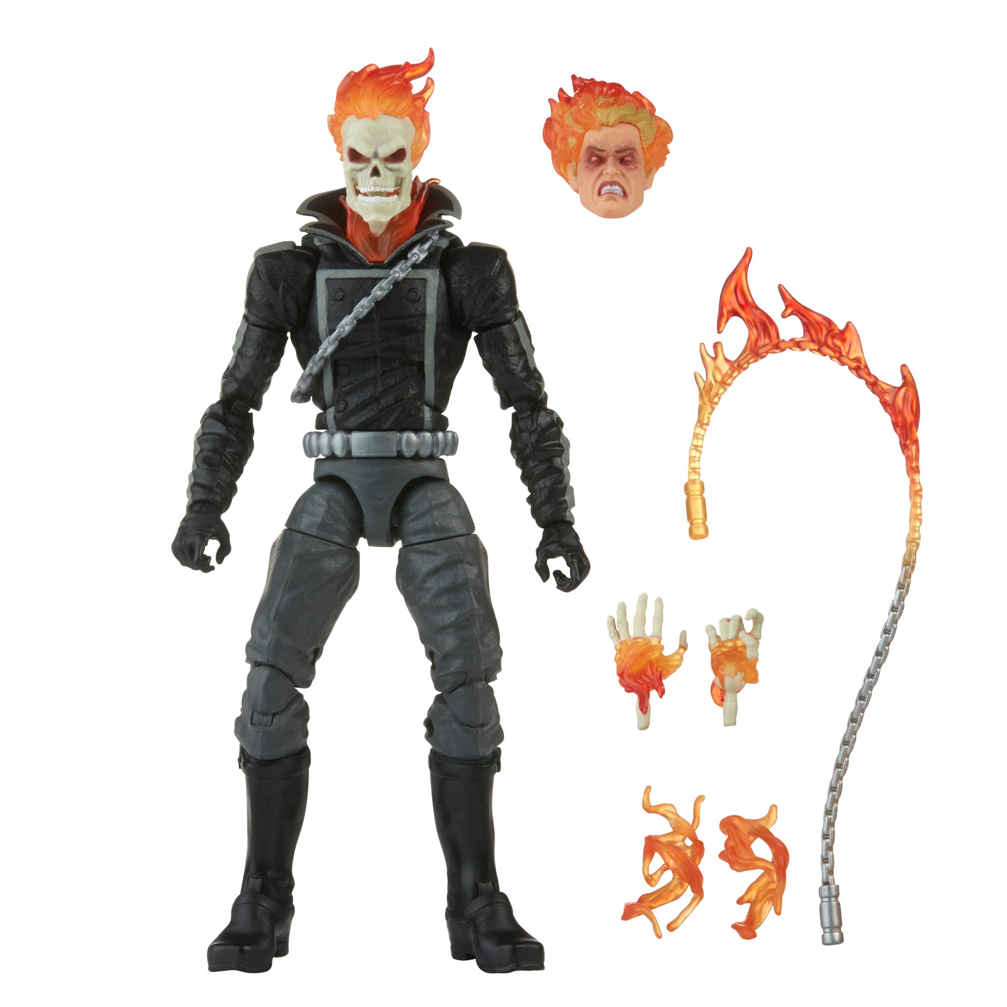 Ghost Rider Marvel Ghost Rider Johnny Blaze Stunt Cycle - 2006 Hasbro Ripcord