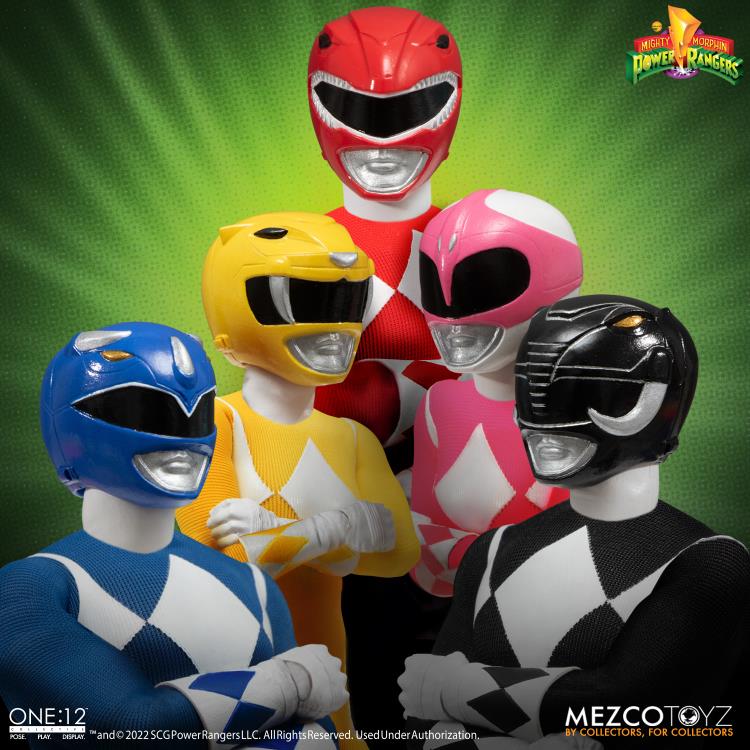 Load image into Gallery viewer, Mezco Toyz - One:12 Mighty Morphin' Power Rangers Deluxe Box Set