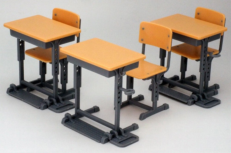 School Desk And Chair Clipart : HASEGAWA 62001 1/12 School